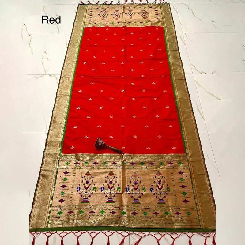 2.8 Art Silk Paithani Dupatta - Image 1