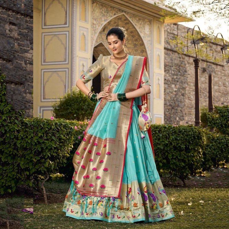 8 Paithani Lehenga - Image 1