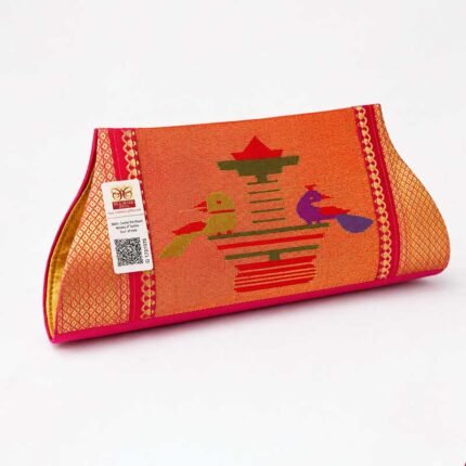 Pure Silk Handloom Clutch